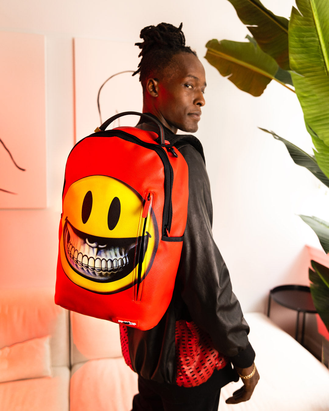 SPRAYGROUND SMILE BIG GRIN RON ENGLISH COLLAB