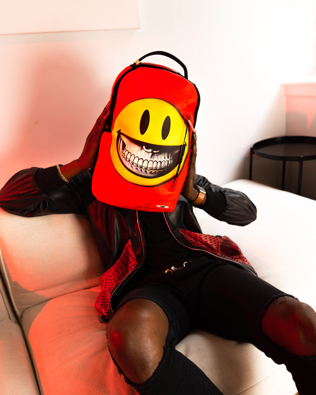 SPRAYGROUND SMILE BIG GRIN RON ENGLISH COLLAB