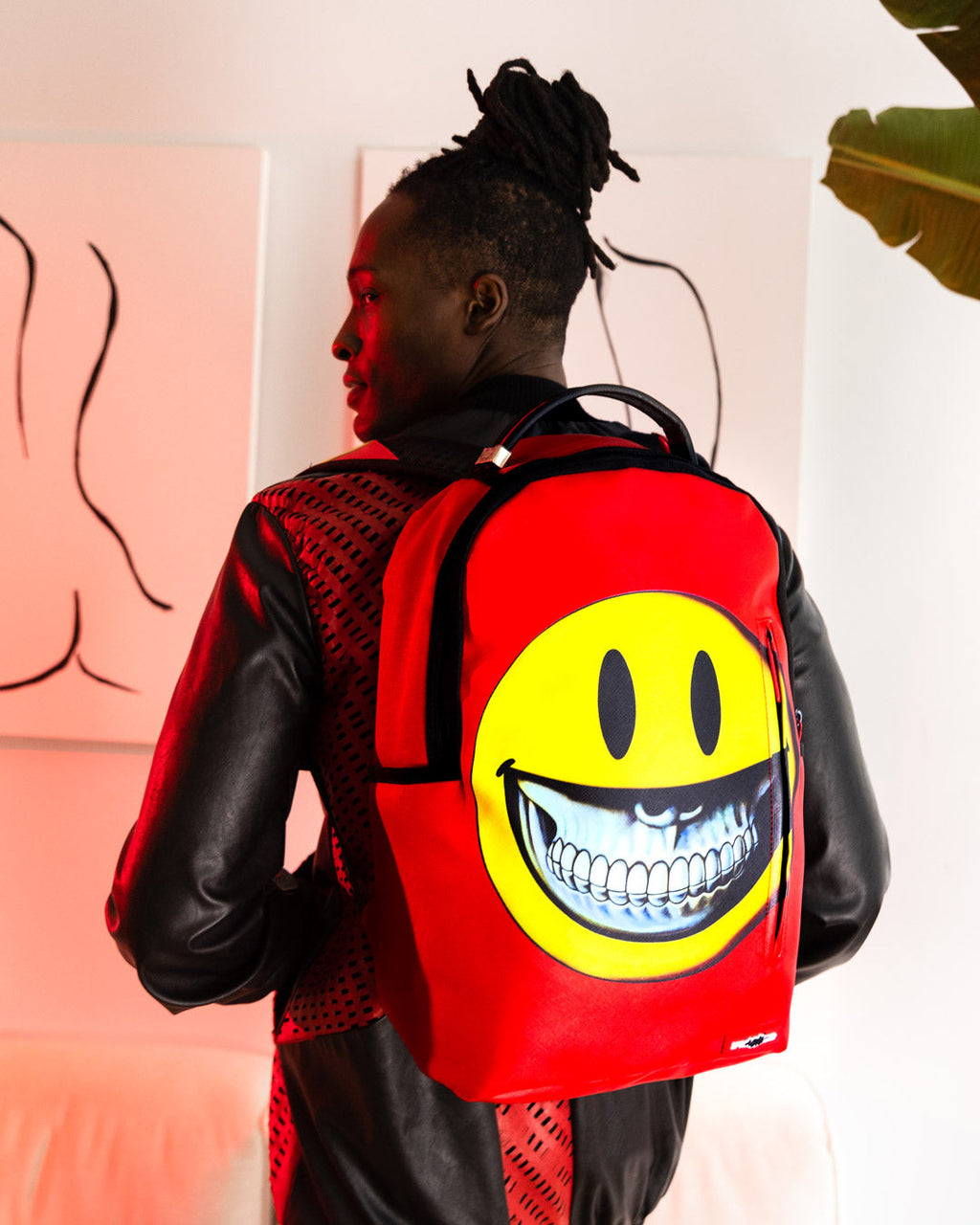 SPRAYGROUND SMILE BIG GRIN RON ENGLISH COLLAB