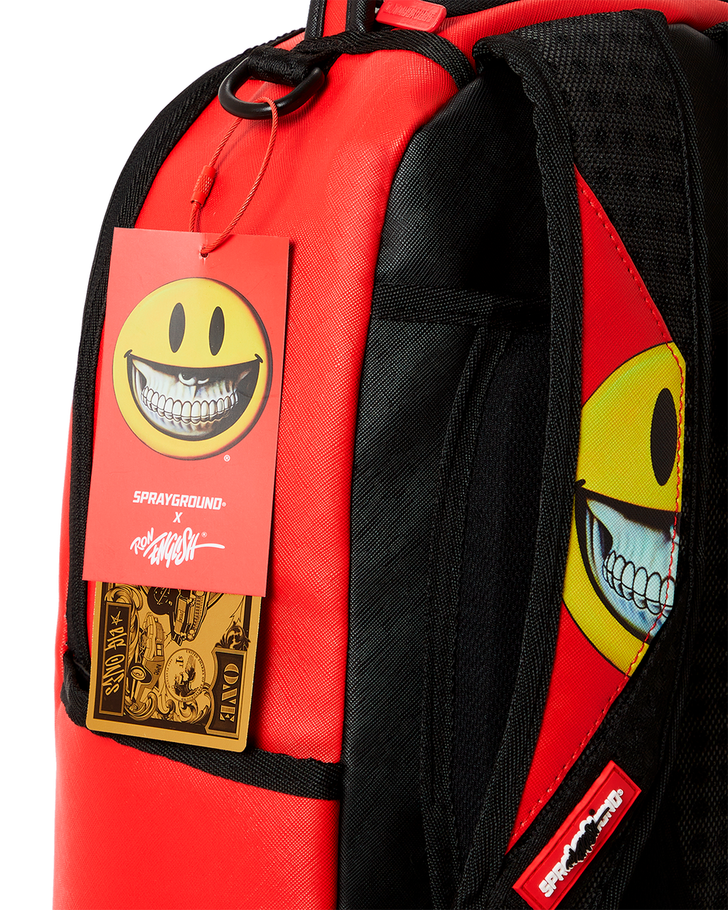 SPRAYGROUND SMILE BIG GRIN RON ENGLISH COLLAB