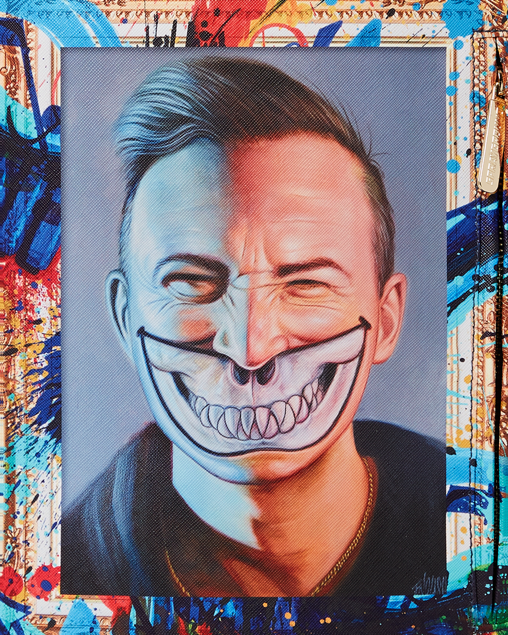SPRAYGROUND THE RARE DBD GRIN SHARK PORTRAIT BY RON ENGLISH- SUPER LIMITED EDITION