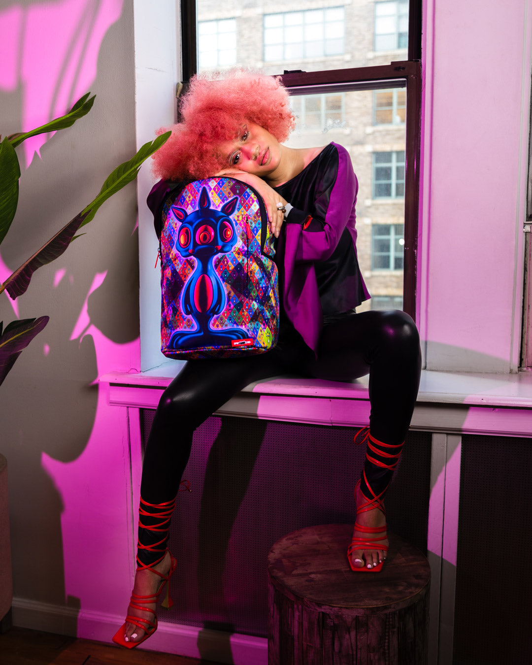 SPRAYGROUND THE RABBBIT SHARK RON ENGLISH COLLAB