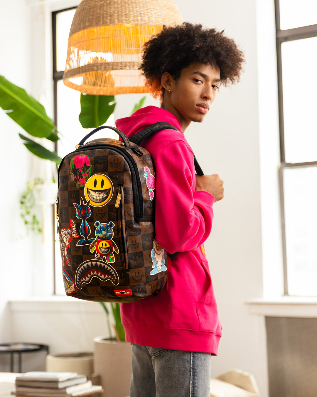 SPRAYGROUND GLOBAL MOGUL POPAGANDA RON ENGLISH EDITION BACKPACK