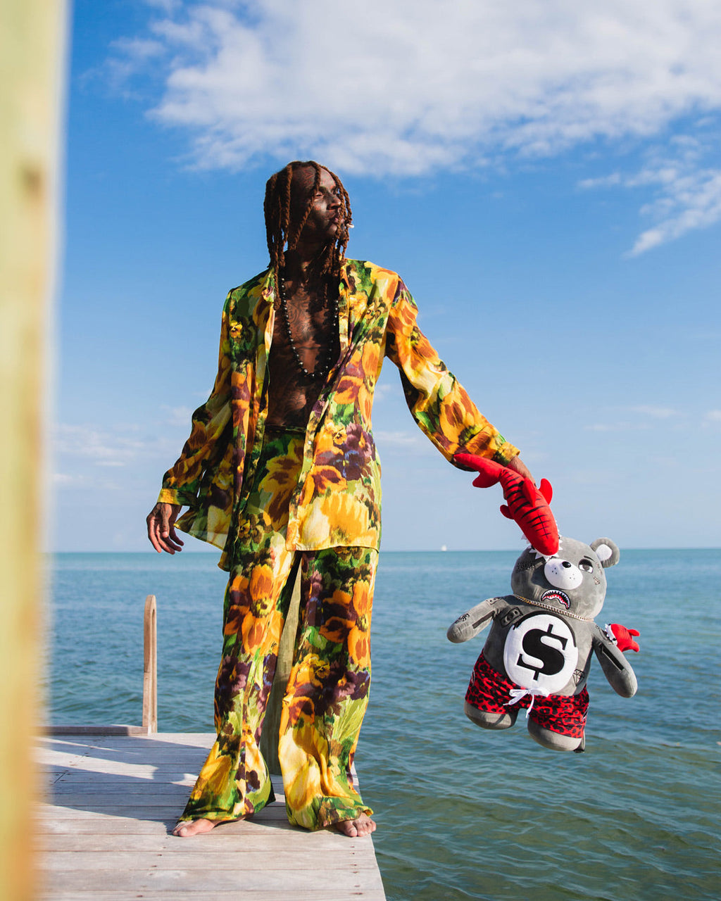 SPRAYGROUND SHARK FRIENDS MONEYBEAR TEDDYBEAR BACKPACK