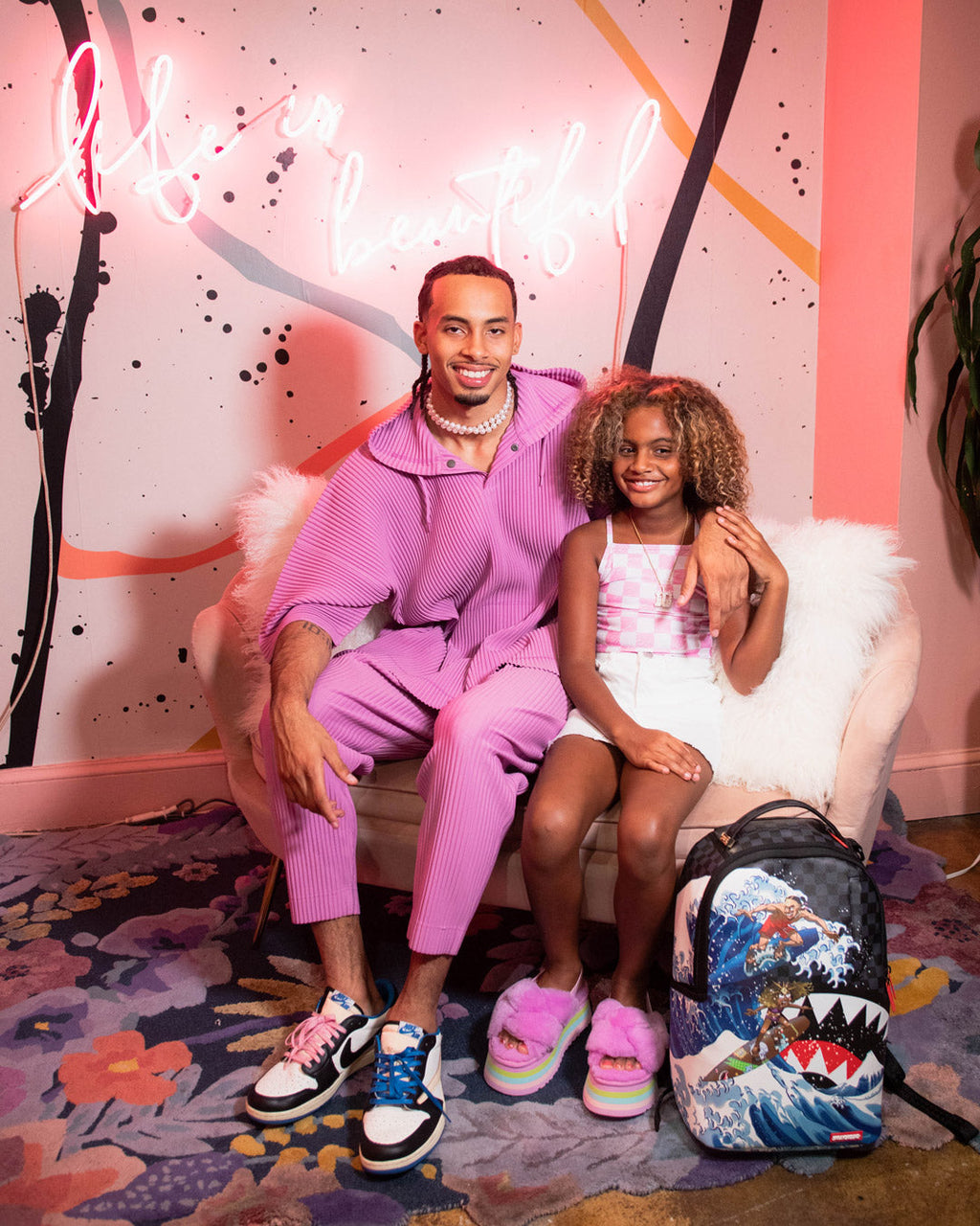 SPRAYGROUND AMARI BAILEY & SISTER SURFRIDER COLLAB BACKPACK (DLXV)