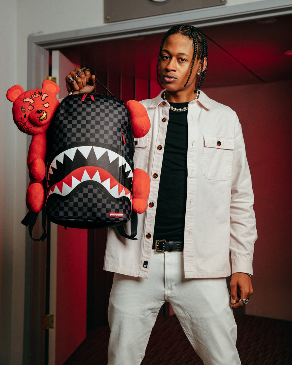 SPRAYGROUND DIABLO PLUSH WRAPAROUND BACKPACK (DLXV)