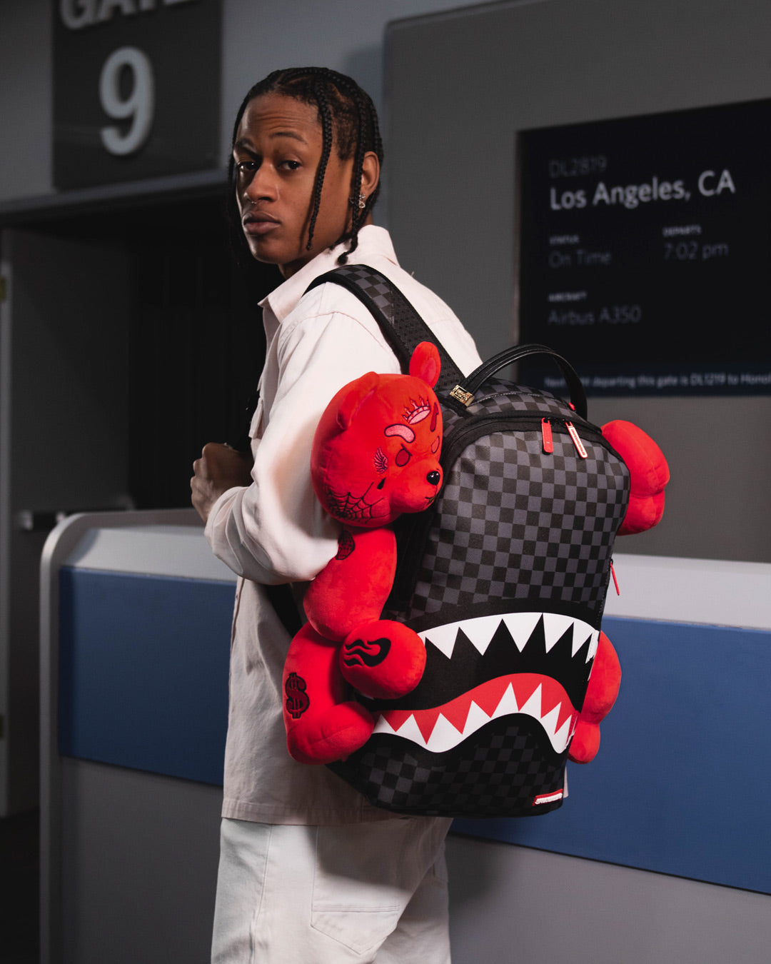 SPRAYGROUND DIABLO PLUSH WRAPAROUND BACKPACK (DLXV)