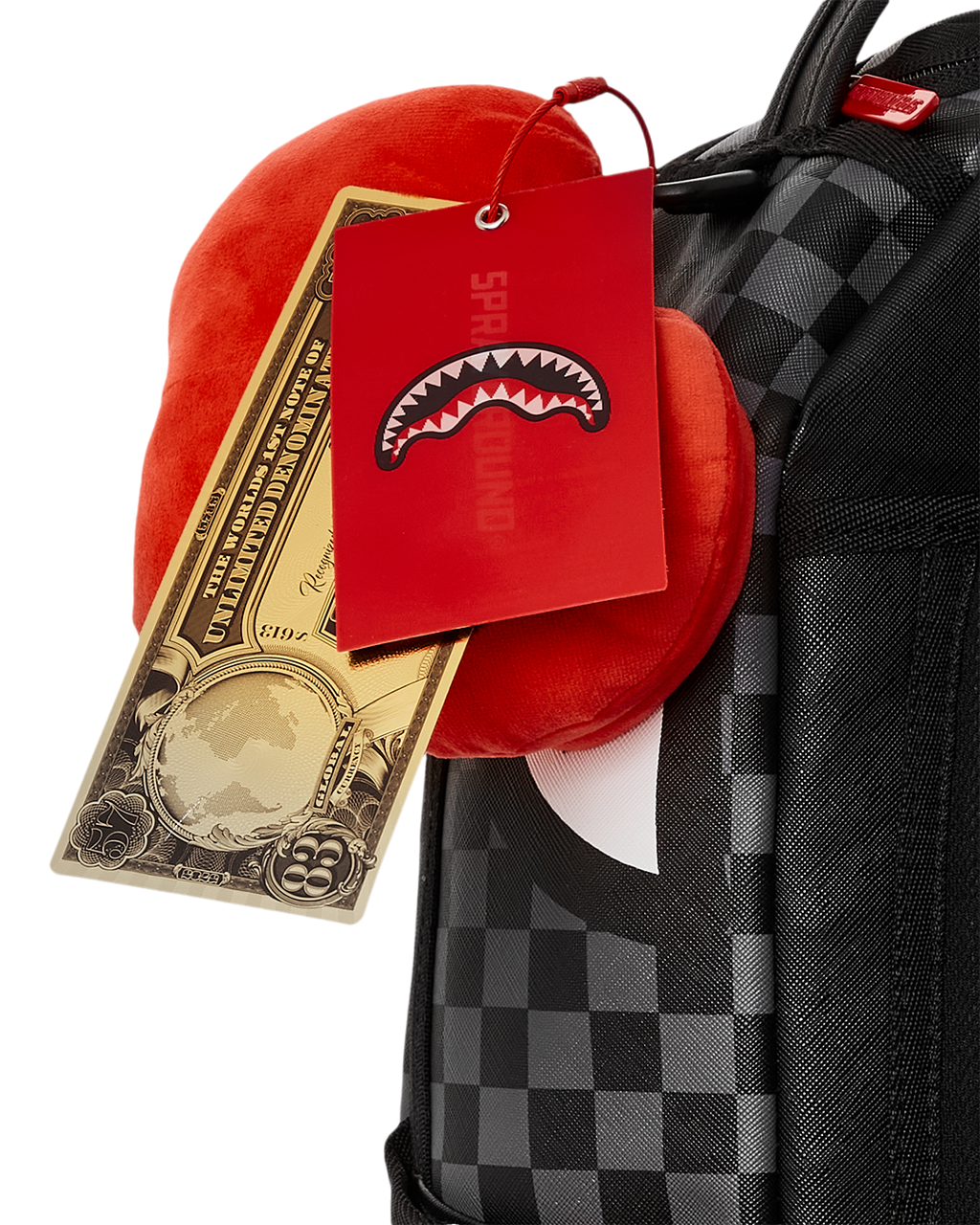 SPRAYGROUND DIABLO PLUSH WRAPAROUND BACKPACK (DLXV)