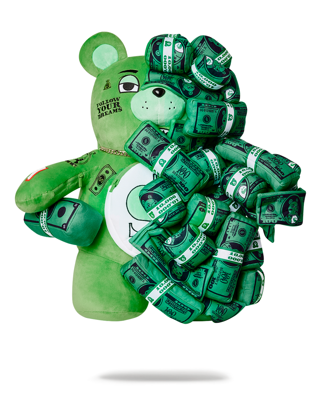 SPRAYGROUND MONEYBEAR ZILLIONS TEDDYBEAR BACKPACK
