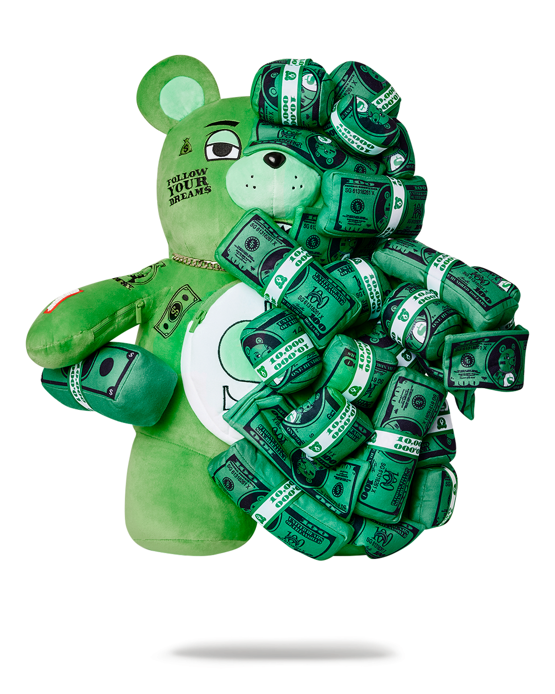 SPRAYGROUND MONEYBEAR ZILLIONS TEDDYBEAR BACKPACK