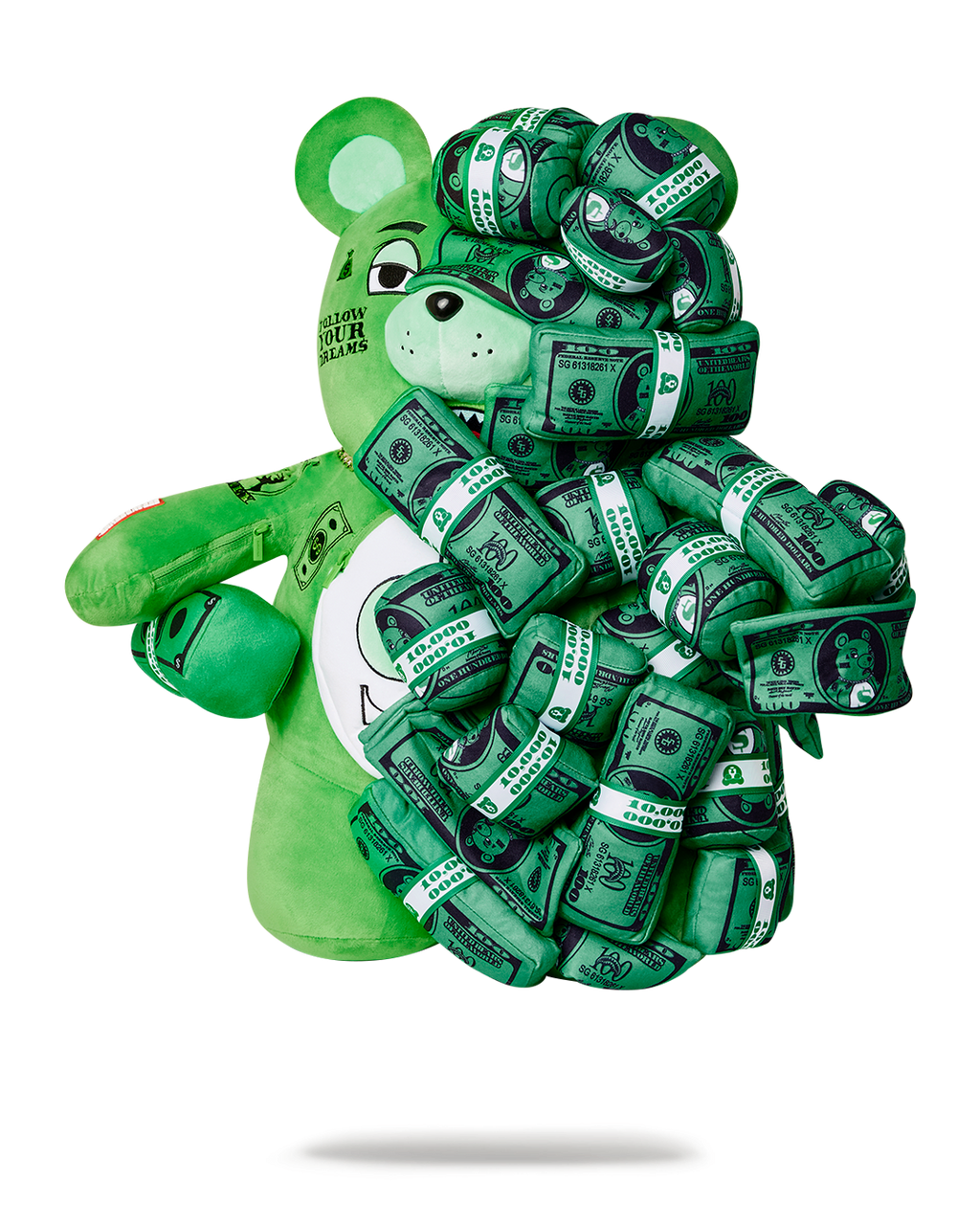 SPRAYGROUND MONEYBEAR ZILLIONS TEDDYBEAR BACKPACK