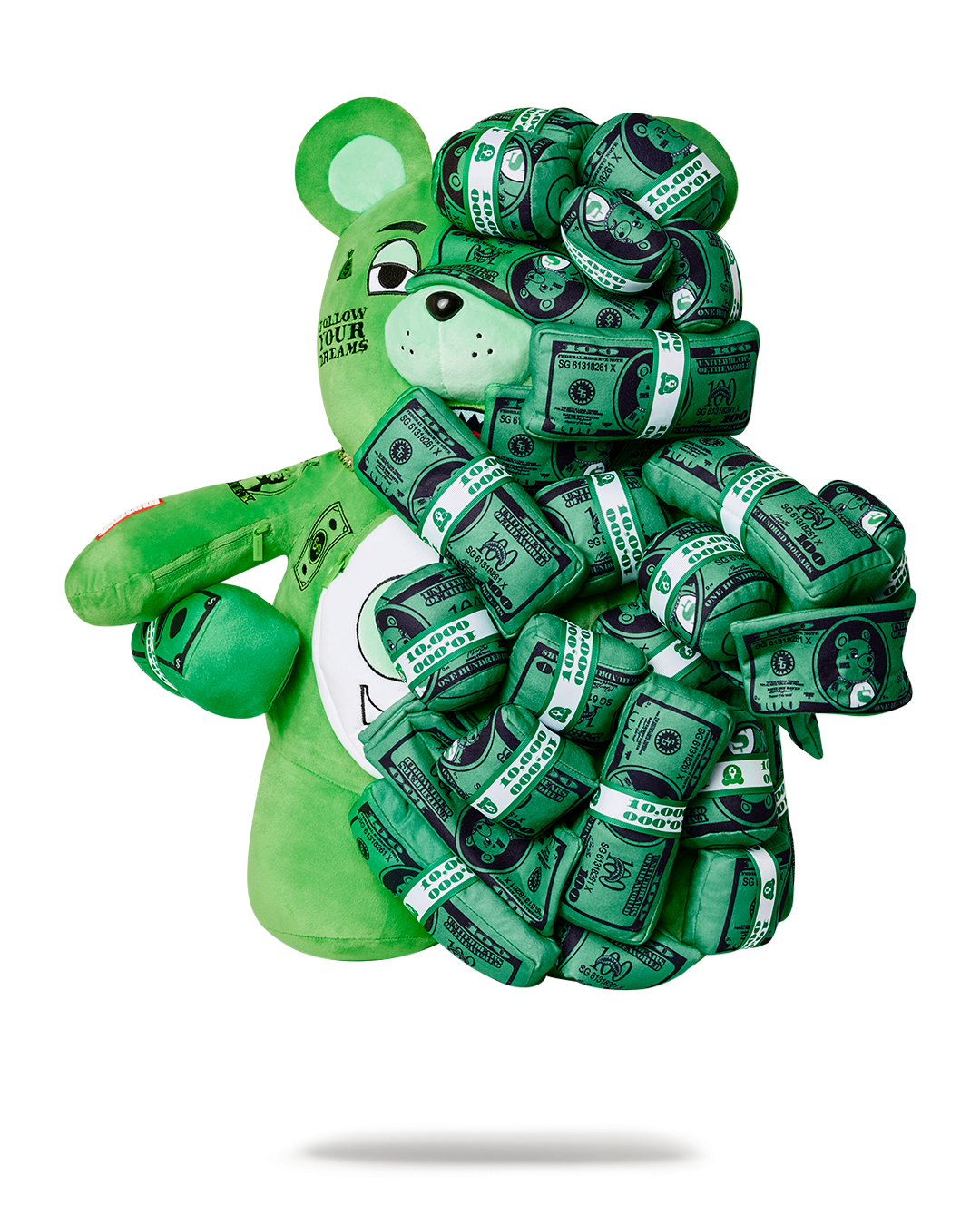 SPRAYGROUND MONEYBEAR ZILLIONS TEDDYBEAR BACKPACK