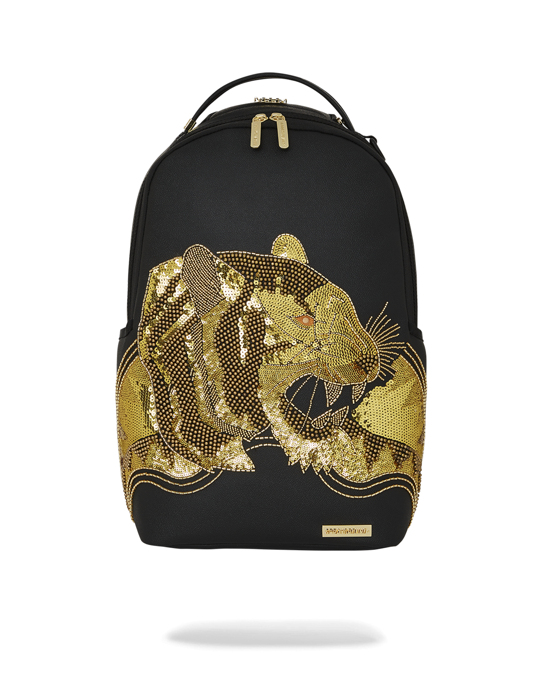SPRAYGROUND A.I.8 AFRICAN INTELLIGENCE GUILDED LEOPARD BACKPACK (DLXV)