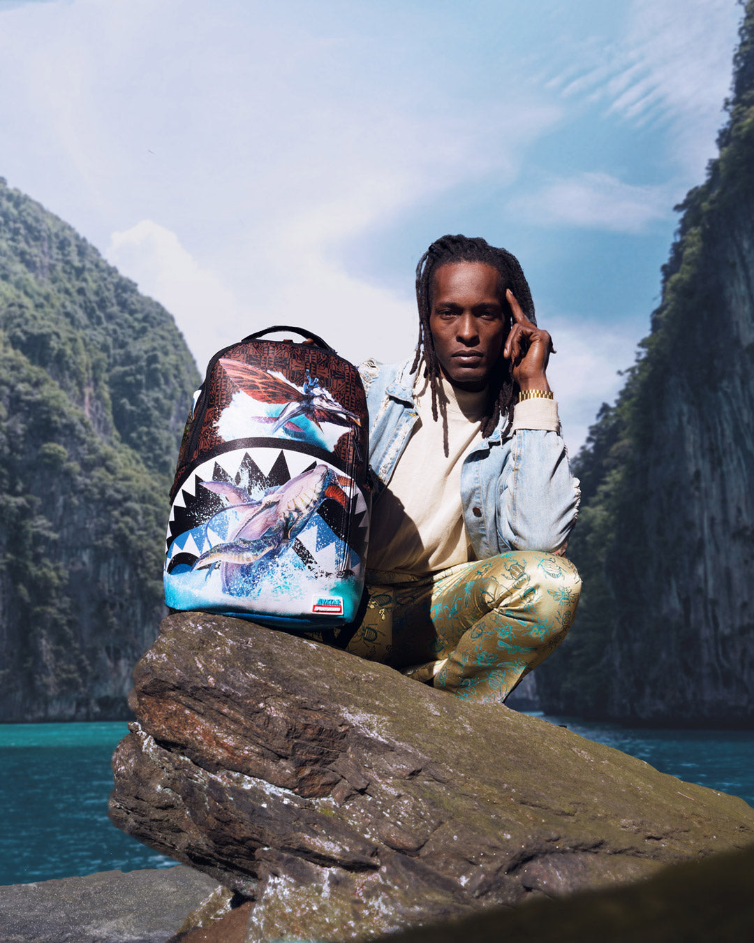 SPRAYGROUND AVATAR TULKUN FLIGHT SHARK