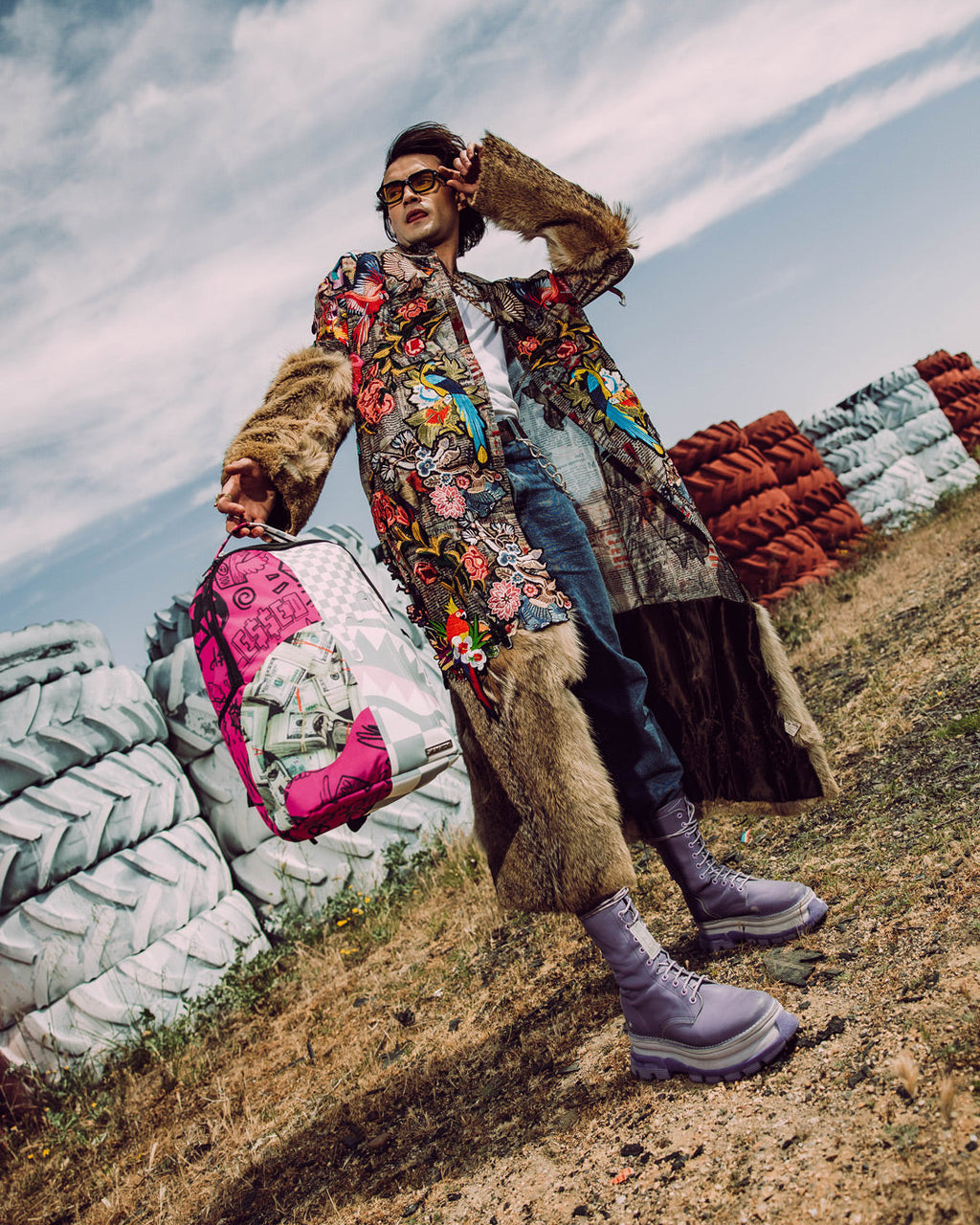 SPRAYGROUND SPLIT MONEY BLESSINGS BACKPACK (DLXV)