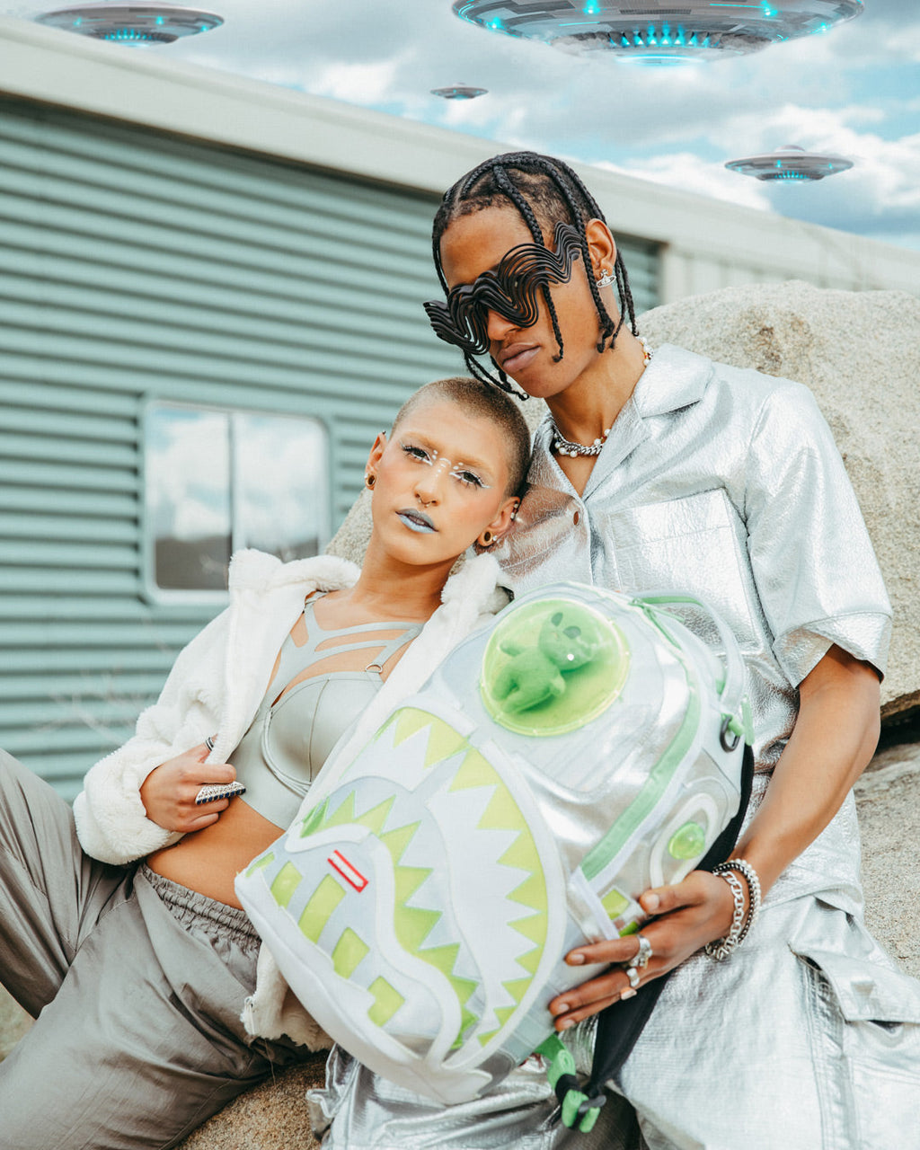 SPRAYGROUND ALIEN MOTHERSHIP BACKPACK