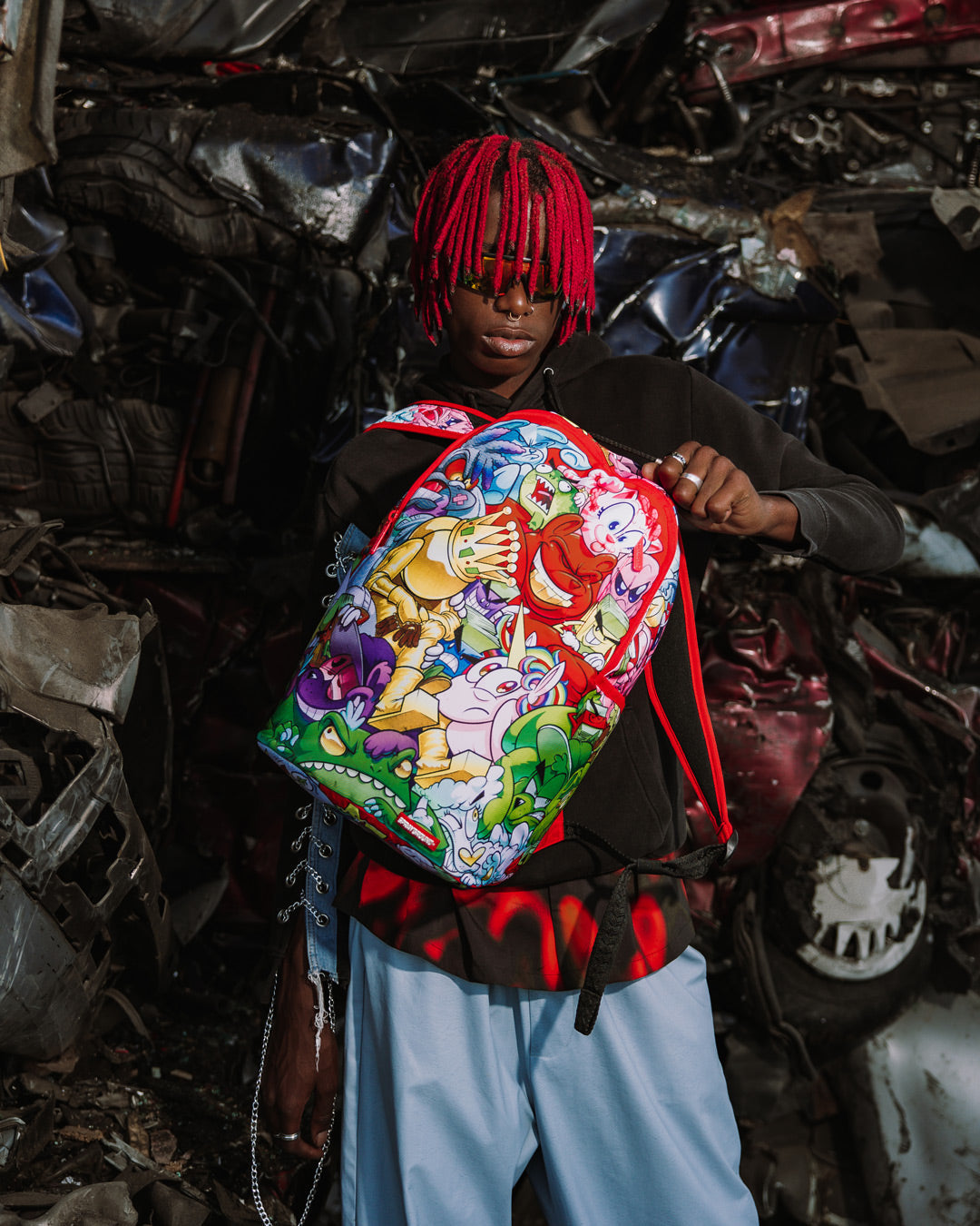 SPRAYGROUND SMASHED SPRAYGROUNDERS BACKPACK