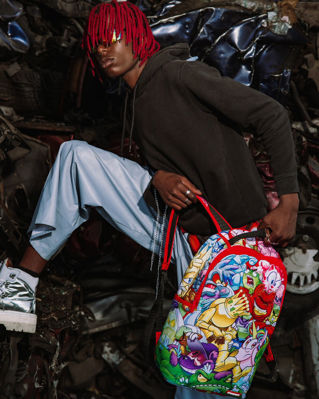 SPRAYGROUND SMASHED SPRAYGROUNDERS BACKPACK