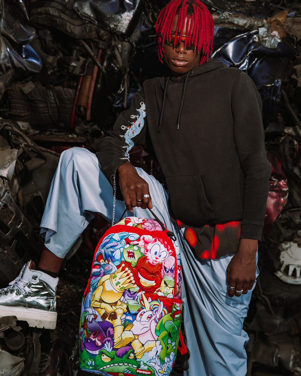 SPRAYGROUND SMASHED SPRAYGROUNDERS BACKPACK