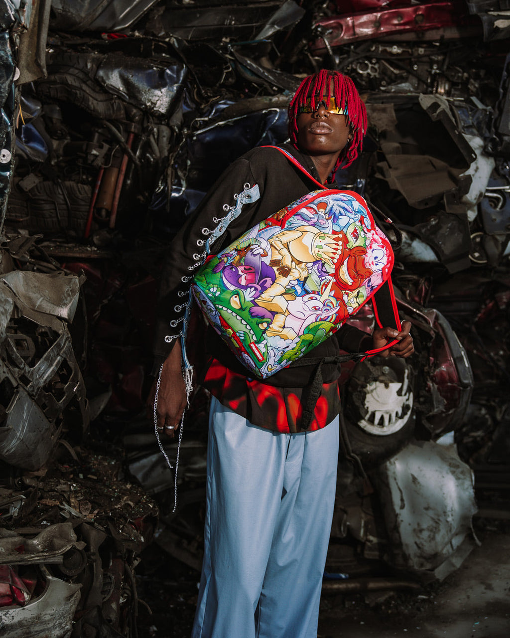 SPRAYGROUND SMASHED SPRAYGROUNDERS BACKPACK