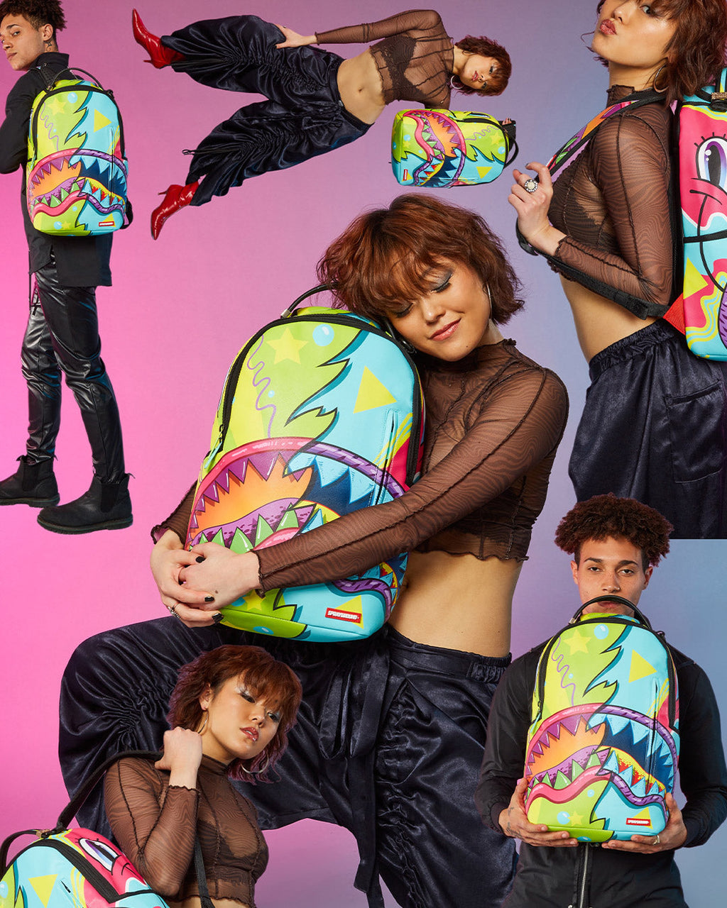 SPRAYGROUND SUPER WEIRD BACKPACK (DLXV)