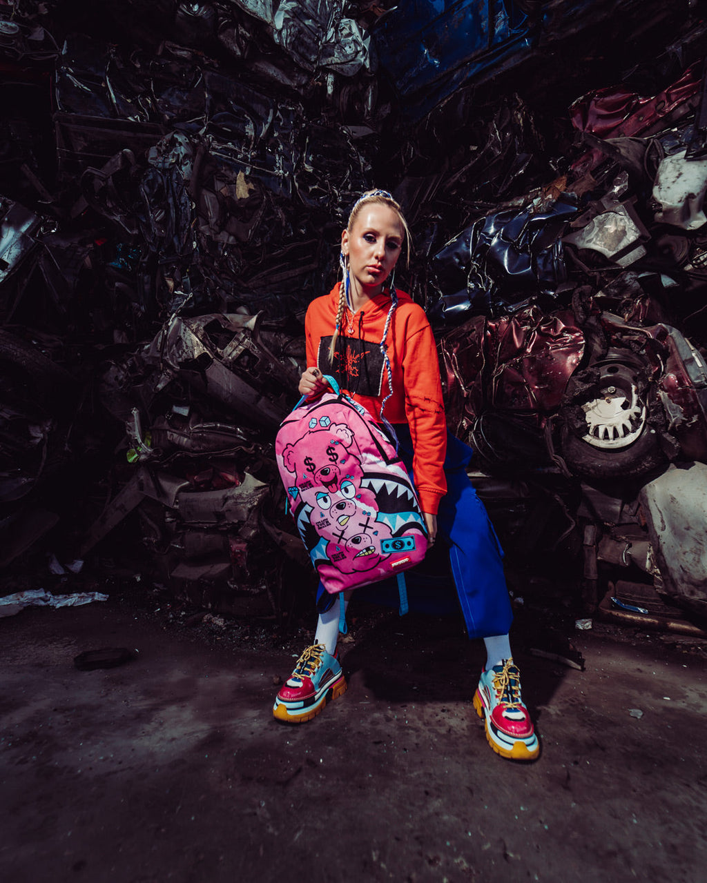 SPRAYGROUND MONEYBEAR STACK EM UP BACKPACK