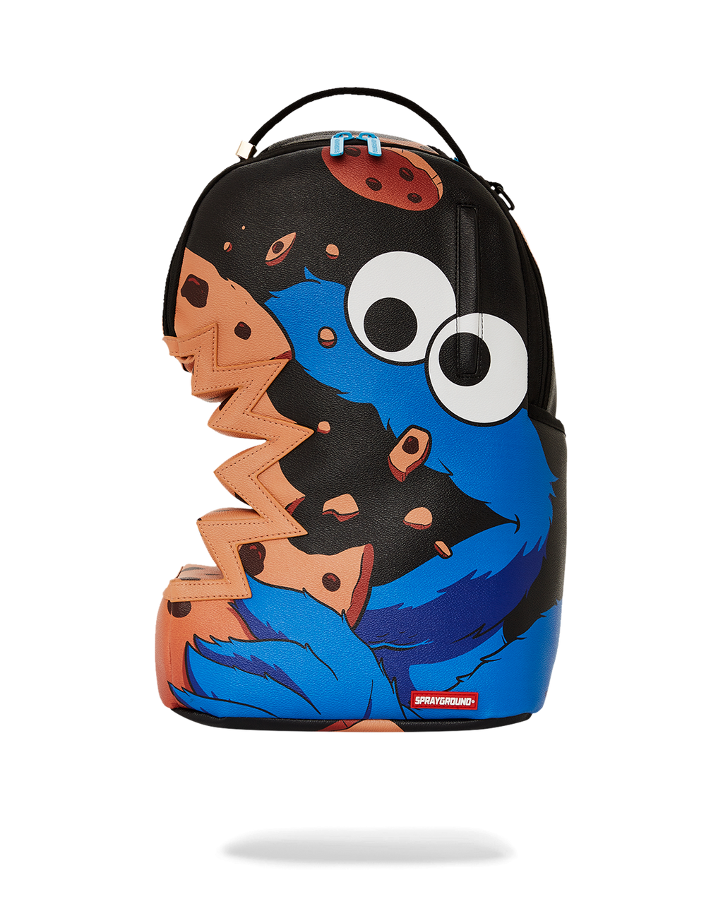SPRAYGROUND COOKIE MONSTER COOKIE SHARKBITE BACKPACK (DLXV)