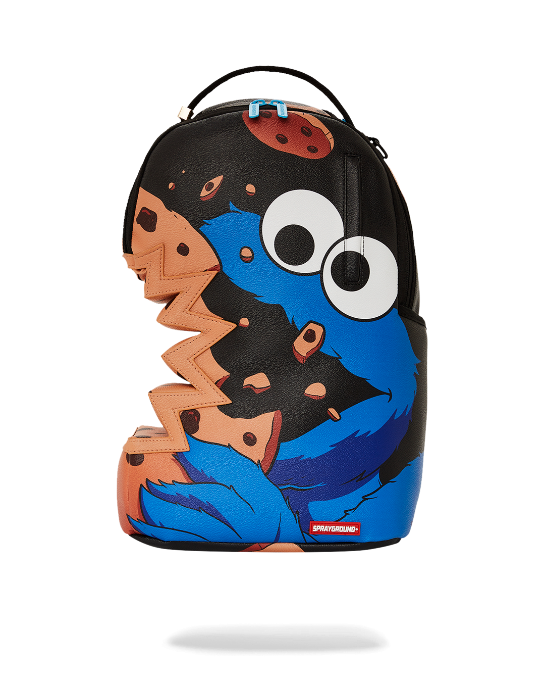 SPRAYGROUND COOKIE MONSTER COOKIE SHARKBITE BACKPACK (DLXV)