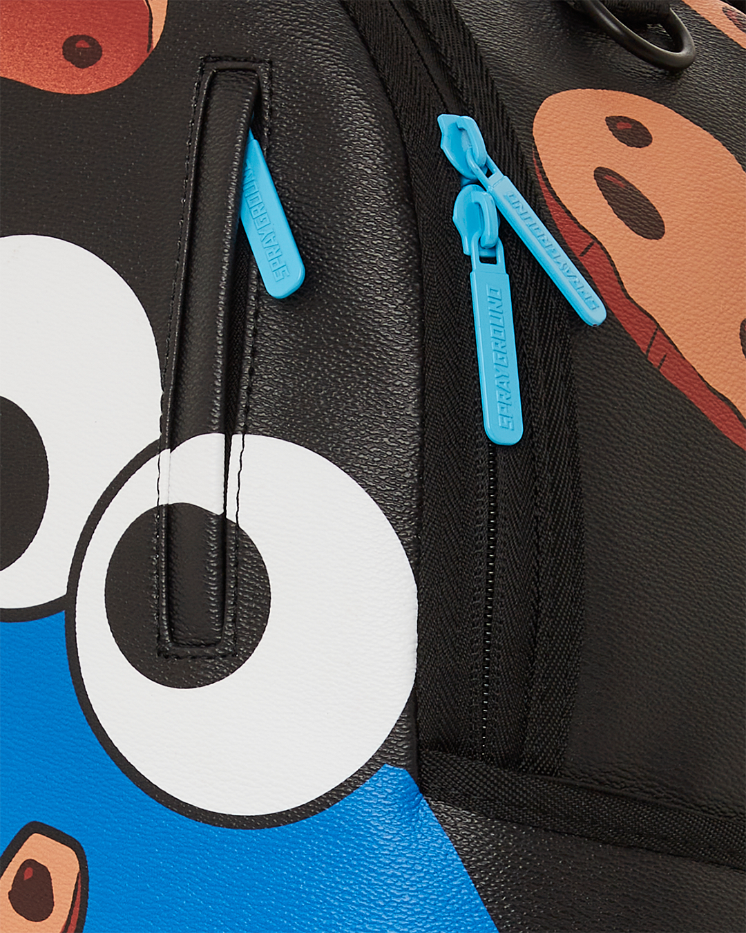 SPRAYGROUND COOKIE MONSTER COOKIE SHARKBITE BACKPACK (DLXV)