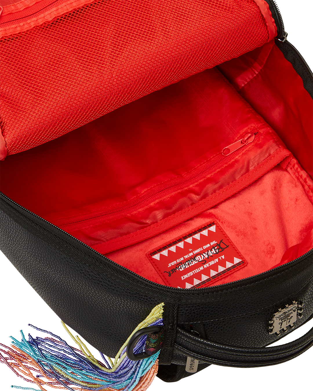 SPRAYGROUND STAR RACER A.I.7 SANDFLOWER COLLAB BEADED BACKPACK