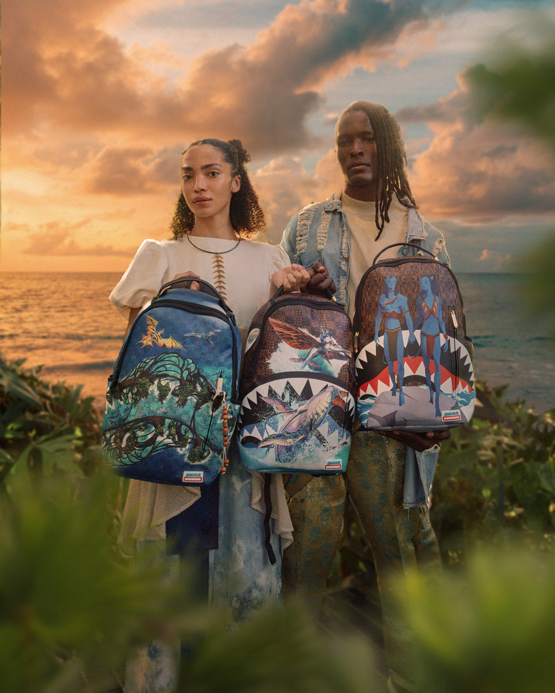 SPRAYGROUND JAKE AND NEYTIRI SHARKS IN PANDORA