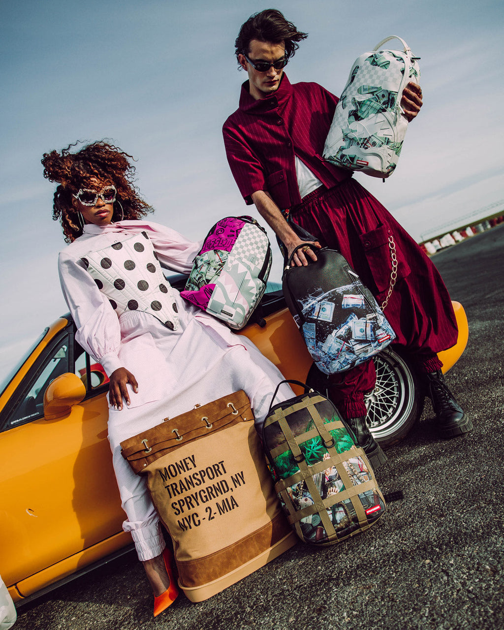 SPRAYGROUND BANK TRANSPORTER BAG