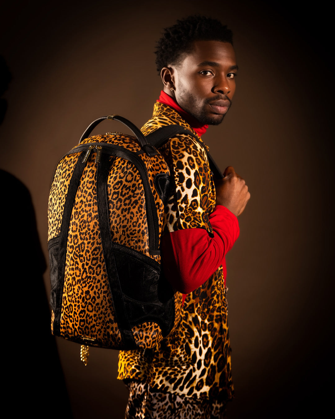SPRAYGROUND AFRICAN INTELLIGENCE 9 COURAGE LIVES ON BACKPACK - SANDFLOWER COLLAB