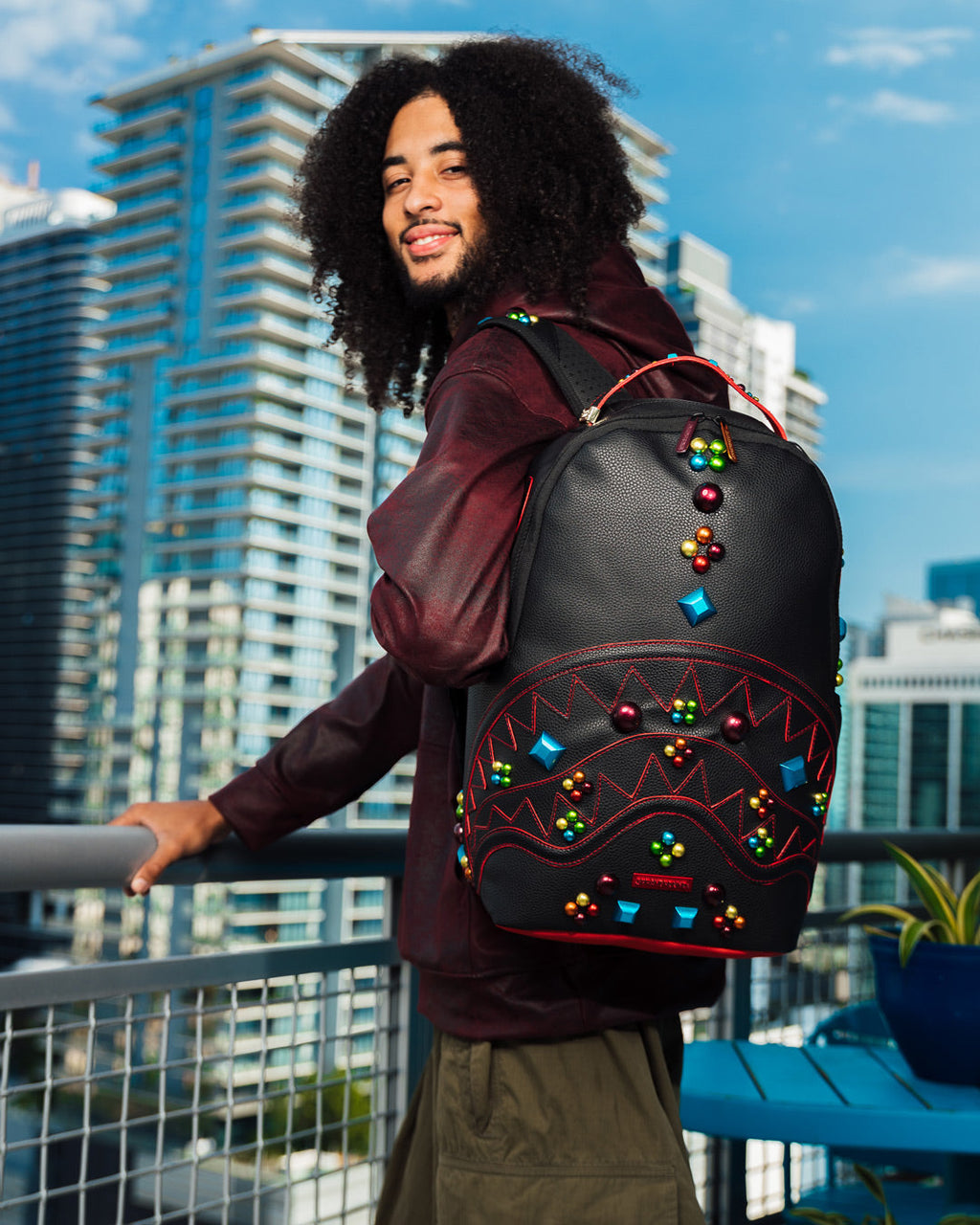 SPRAYGROUND GEMSTONE OUTLAW BACKPACK (DLXV)