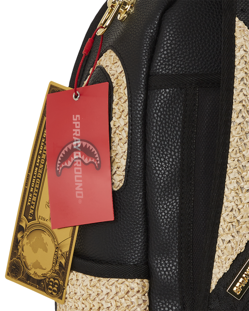 SPRAYGROUND RAFFIA PALM BACKPACK