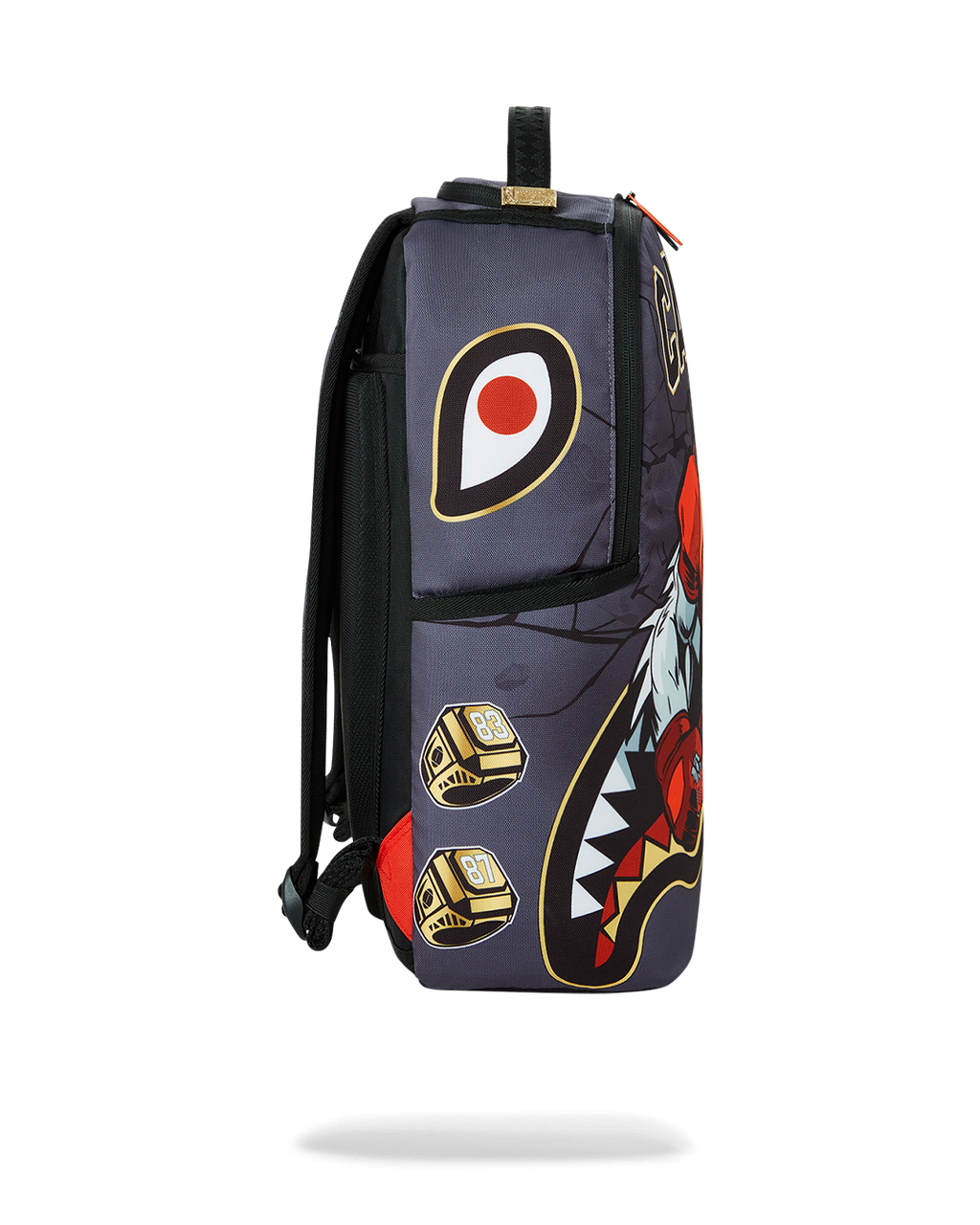 SPRAYGROUND CANES MUSCLE UNIVERSITY OF MIAMI BACKPACK (WITH WARREN SAPP)