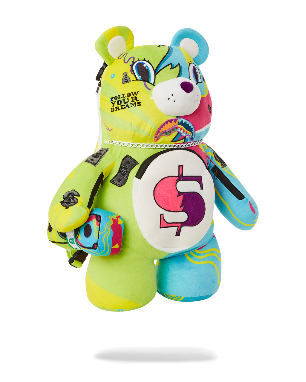 SPRAYGROUND SUPER WEIRD MONEYBEAR TEDDYBEAR BACKPACK