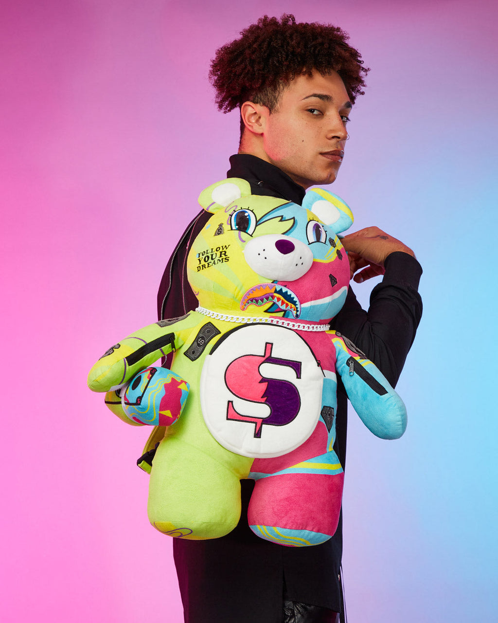 SPRAYGROUND SUPER WEIRD MONEYBEAR TEDDYBEAR BACKPACK