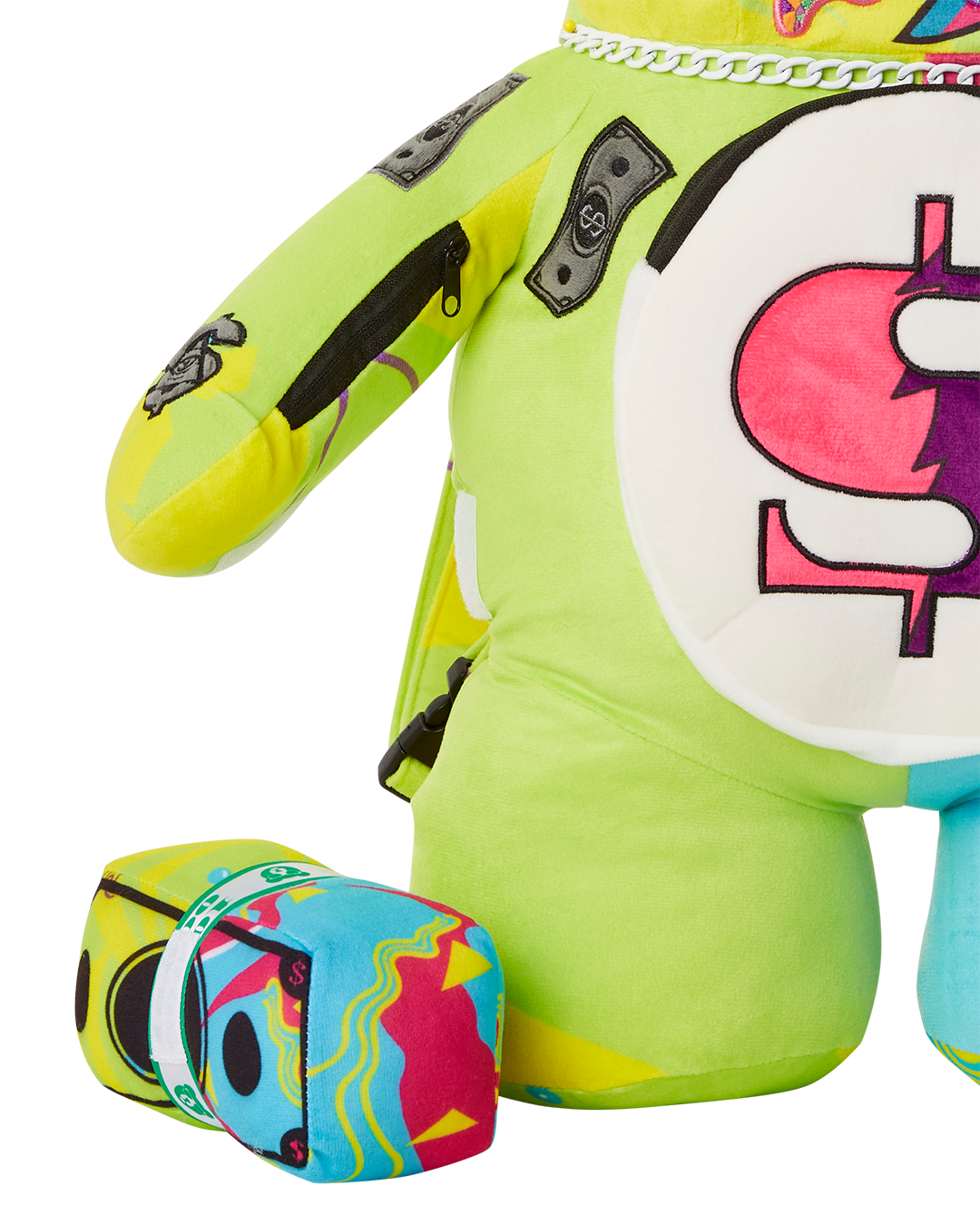 SPRAYGROUND SUPER WEIRD MONEYBEAR TEDDYBEAR BACKPACK