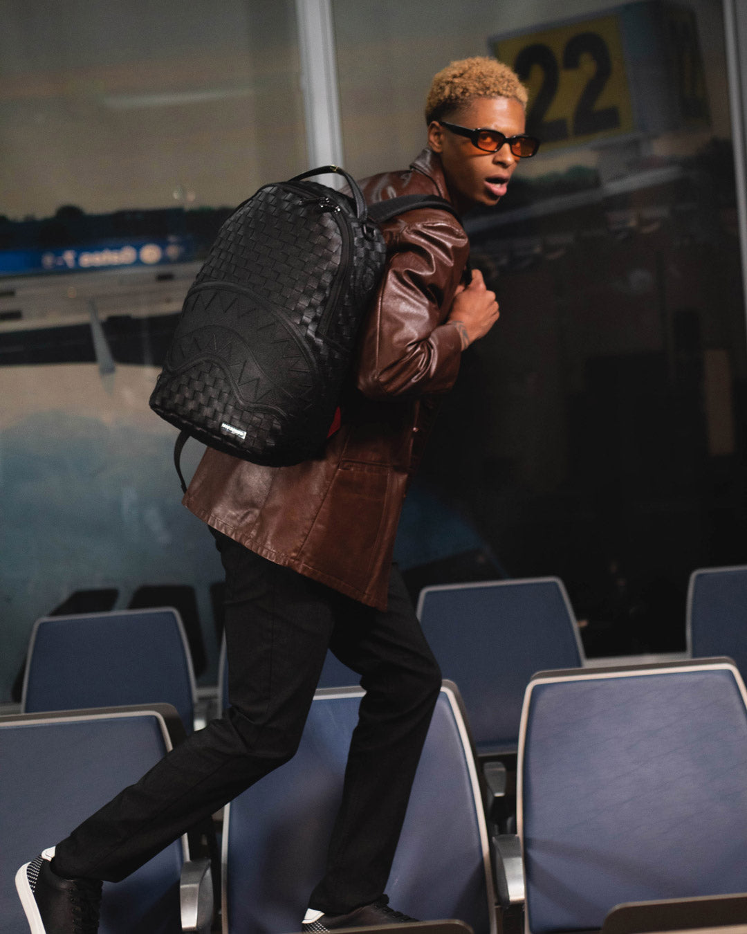 SPRAYGROUND HANDWOVEN CUT & SEW BACKPACK