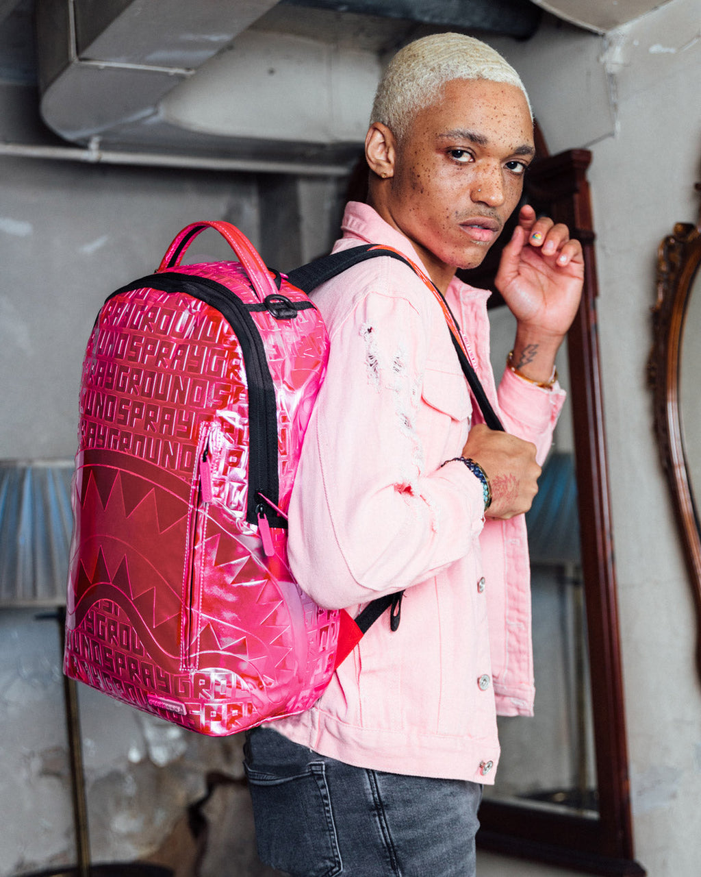 SPRAYGROUND INFINITI PINK DIAMOND BACKPACK (DLXV)
