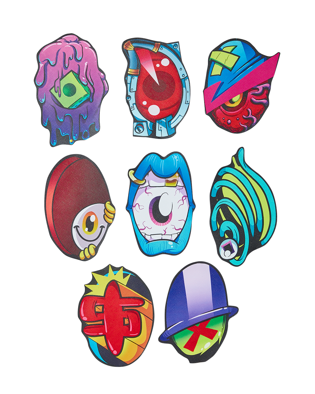 SPRAYGROUND EYEZ ON THE PRIZE BACKPACK (REMOVABLE VELCRO EYES)