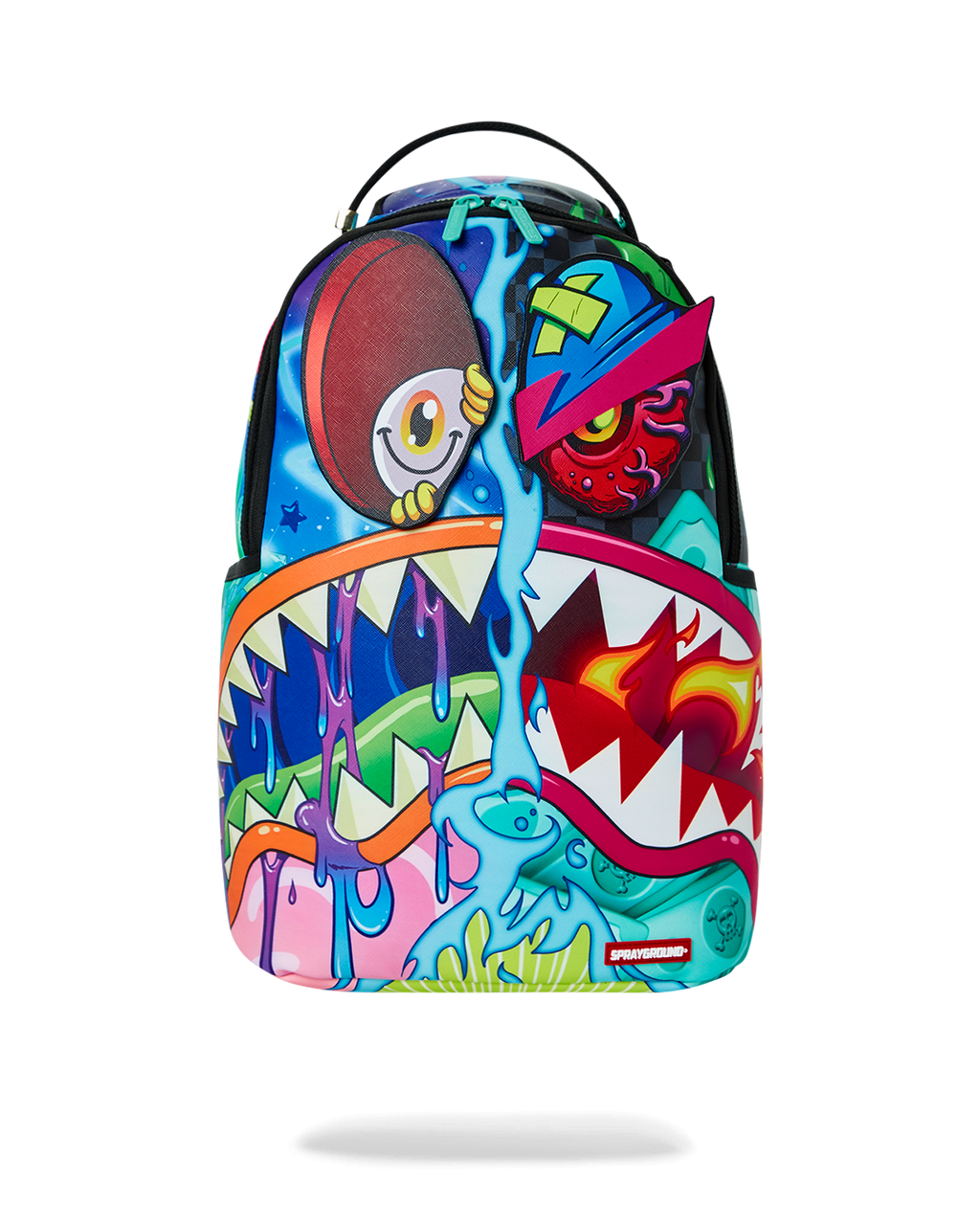 SPRAYGROUND EYEZ ON THE PRIZE BACKPACK (REMOVABLE VELCRO EYES)