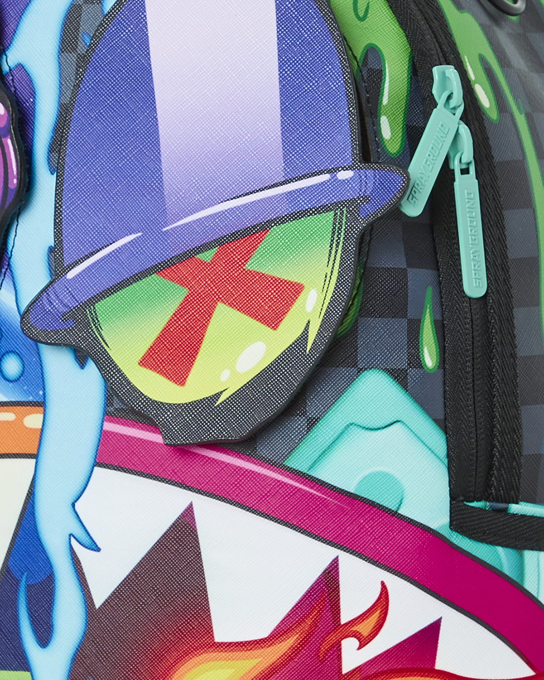 SPRAYGROUND EYEZ ON THE PRIZE BACKPACK (REMOVABLE VELCRO EYES)