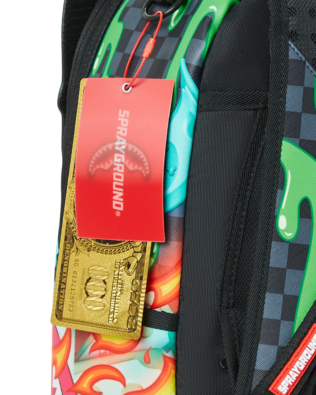 SPRAYGROUND EYEZ ON THE PRIZE BACKPACK (REMOVABLE VELCRO EYES)