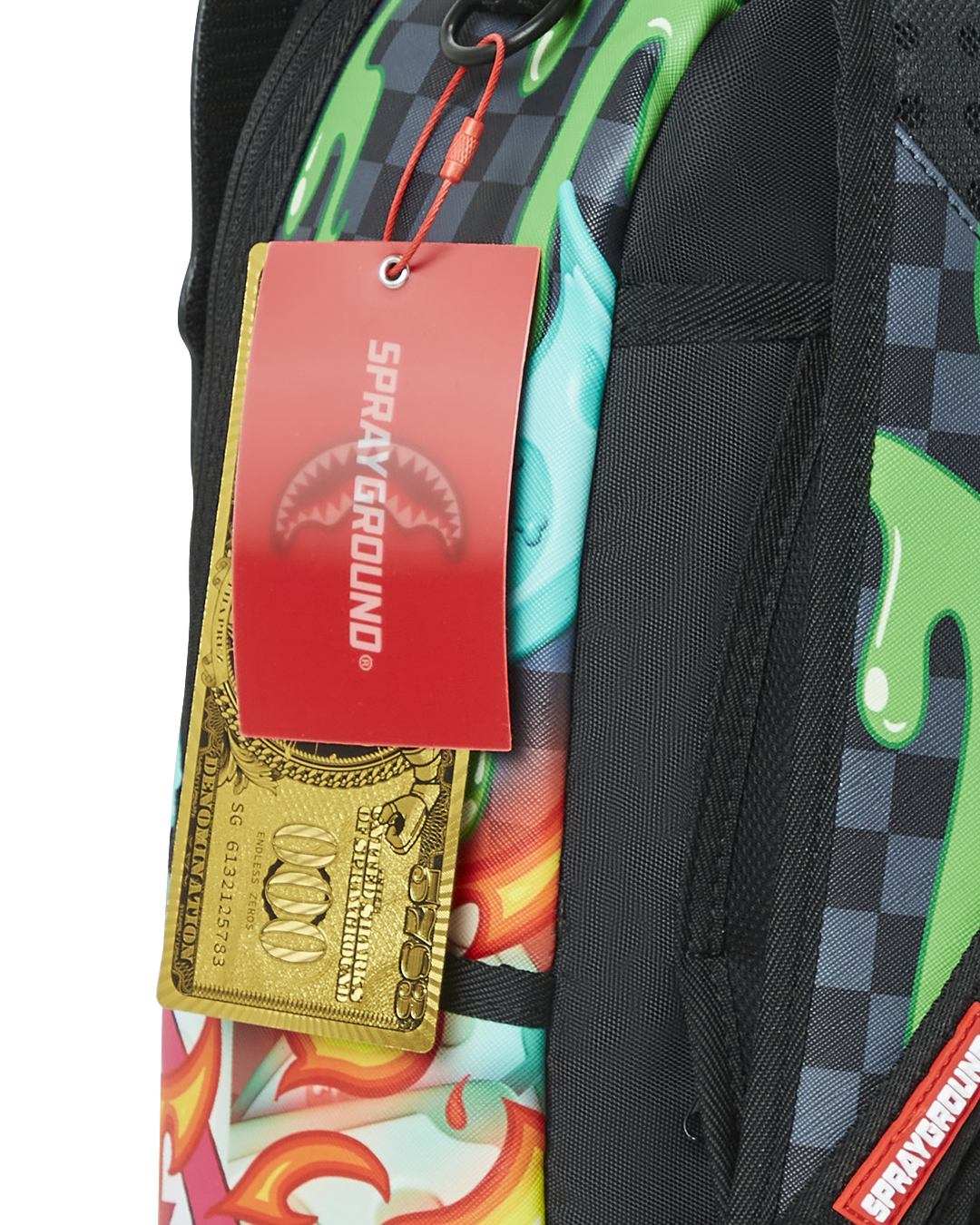 SPRAYGROUND EYEZ ON THE PRIZE BACKPACK (REMOVABLE VELCRO EYES)