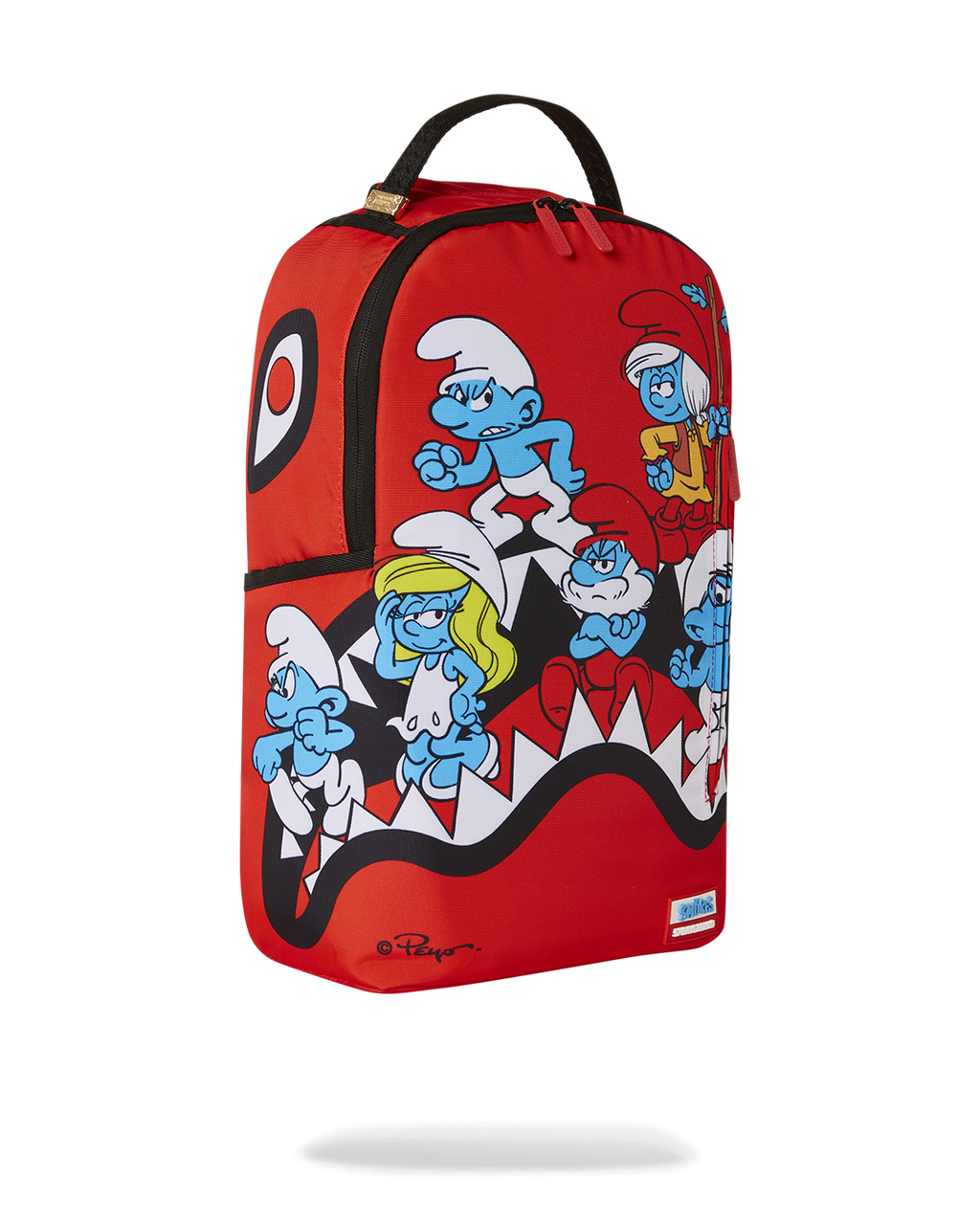 SPRAYGROUND SMURFS SHARK BOUNCE BACKPACK