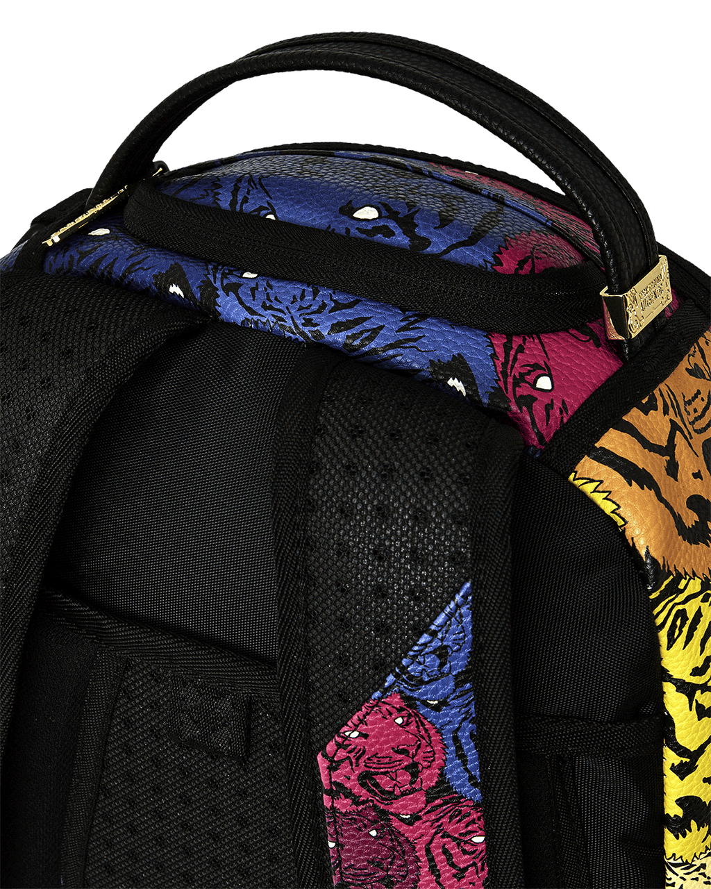SPRAYGROUND TIGER ROAR GOLD PLATED BACKPACK