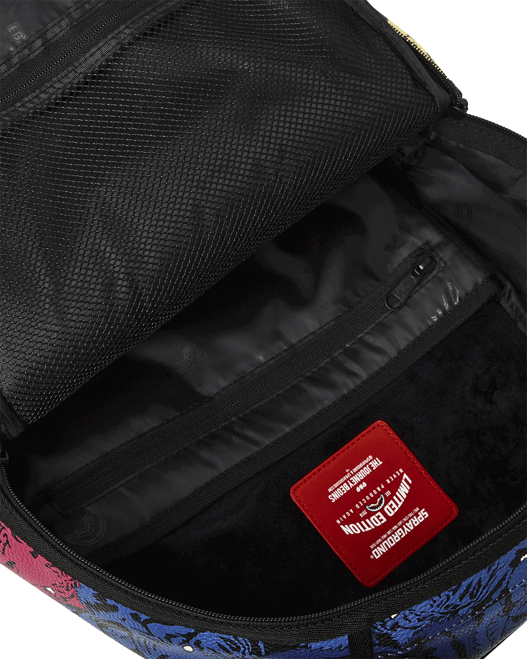 SPRAYGROUND TIGER ROAR GOLD PLATED BACKPACK