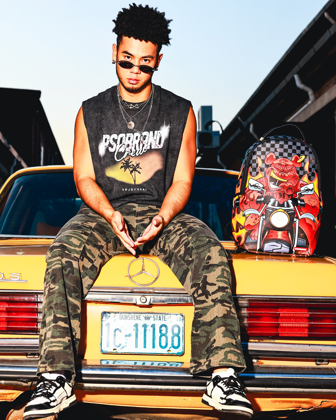SPRAYGROUND DIABLO BURNER SHARK BACKPACK (DLXV)